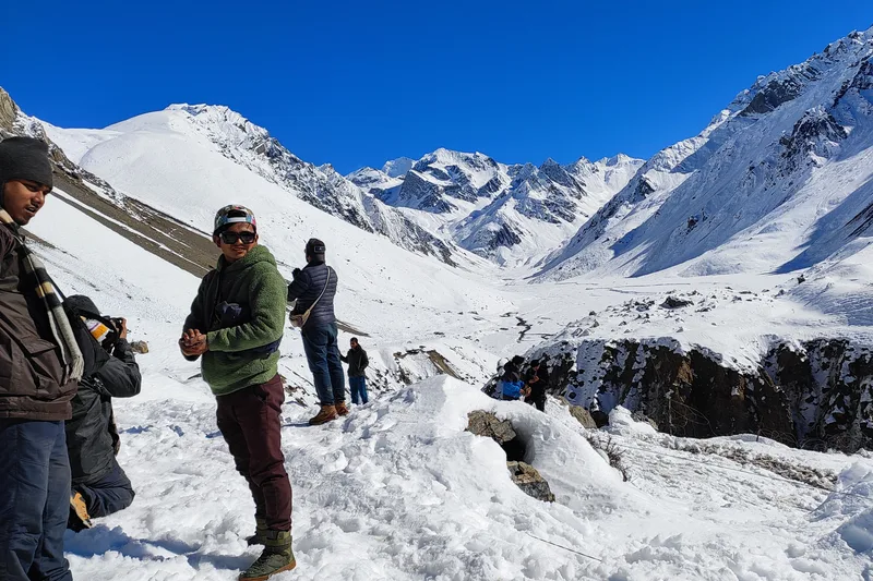 Clear high-altitude skies over the border Himalaya, ideal for photography and stargazing